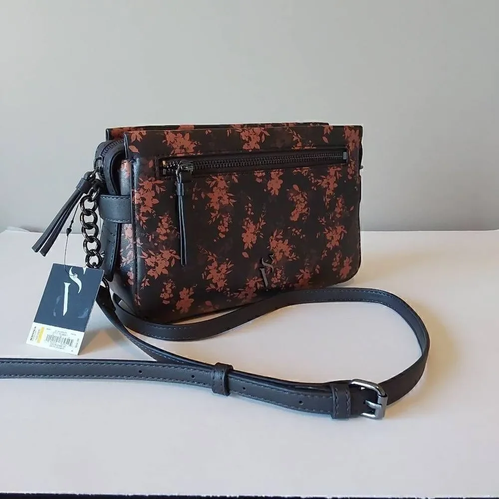 Simply Vera Sintra Crossbody Black/Brown New